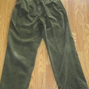 Polo Ralph Lauren Andrew Pant Brown Wide Corduroy Pleated front size 38x32 men's